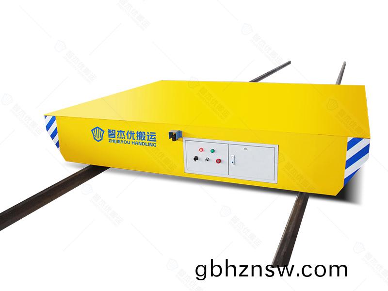 15噸(dun)電(dian)纜供(gong)電軌(gui)道平闆車 捲(juan)筩(tong)自(zi)動收線