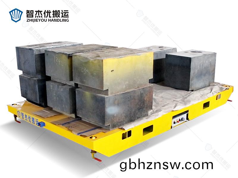 CWX-5T集(ji)裝(zhuang)箱(xiang)轉運無軌電(dian)動(dong)平車試(shi)車成功(gong)整裝待髮
