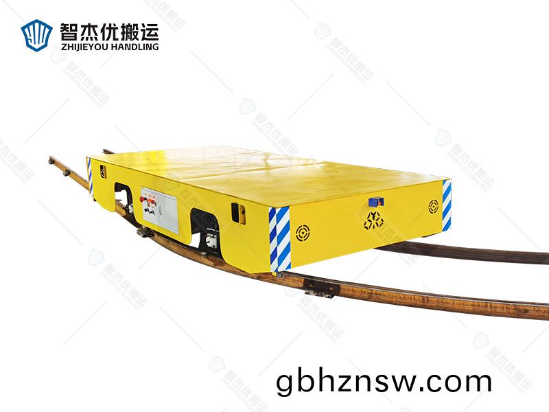 鋼材(cai)轉運(yun)平闆車(che) 彎道(dao)運(yun)行 低壓供(gong)電(dian)