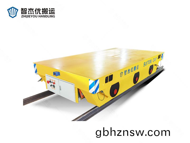50噸(dun)鋼(gang)輪有軌平車(che)